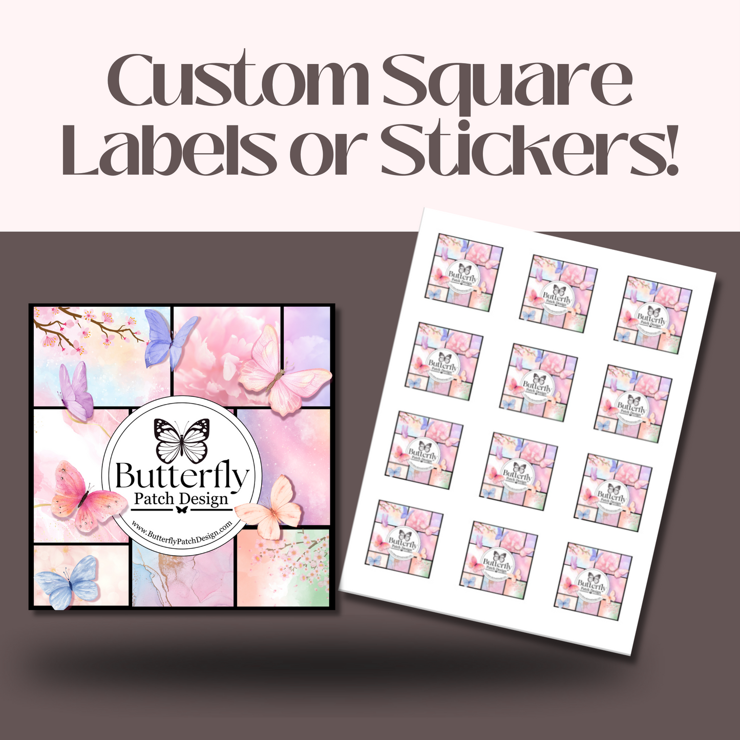 Custom Square Stickers