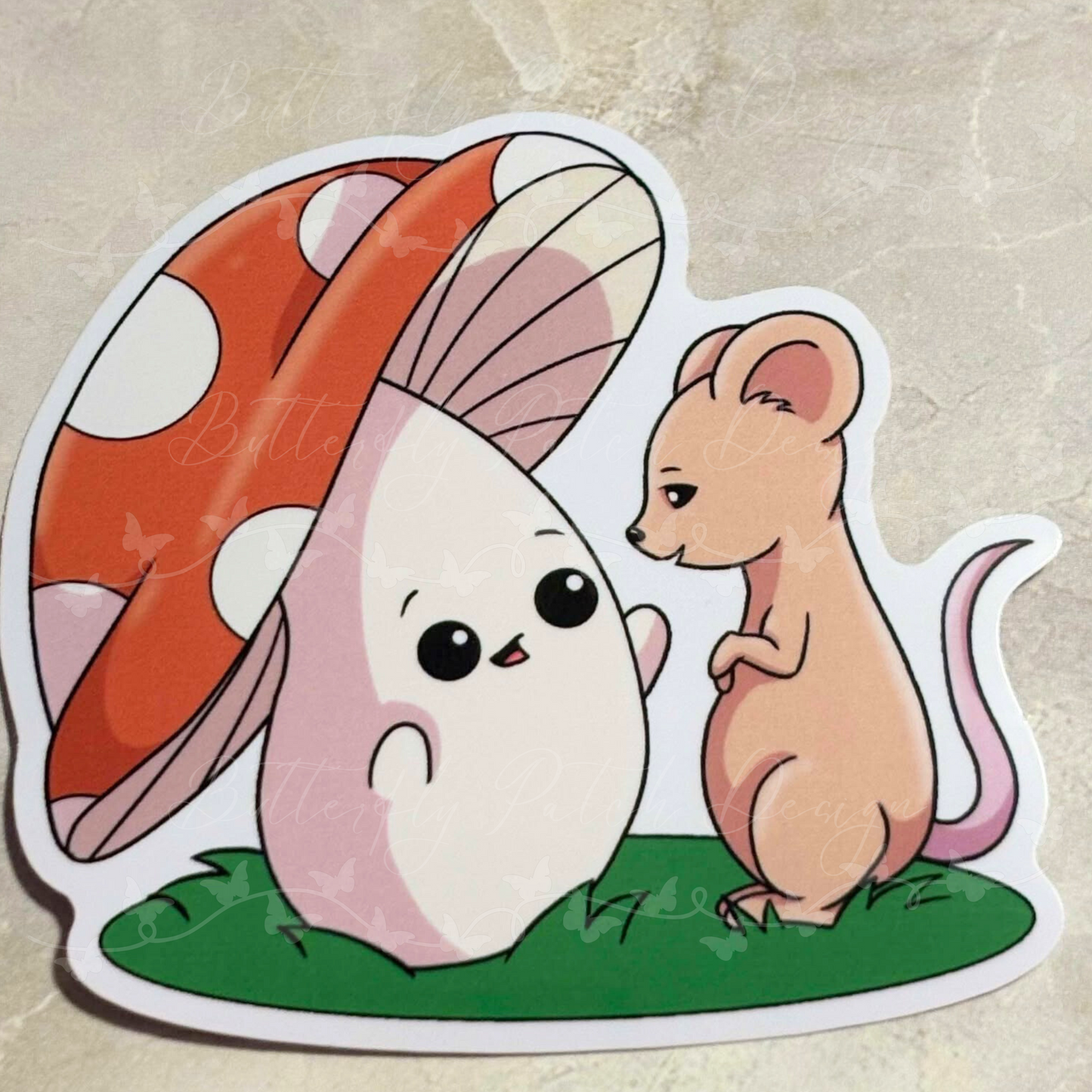 Mushroom Friends Vinyl Sticker