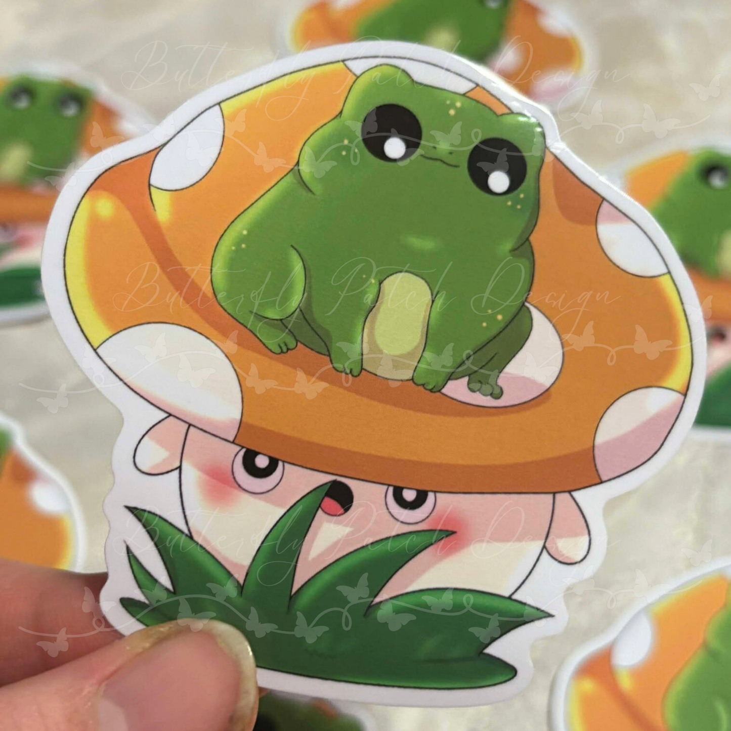 Toadstool Vinyl Sticker