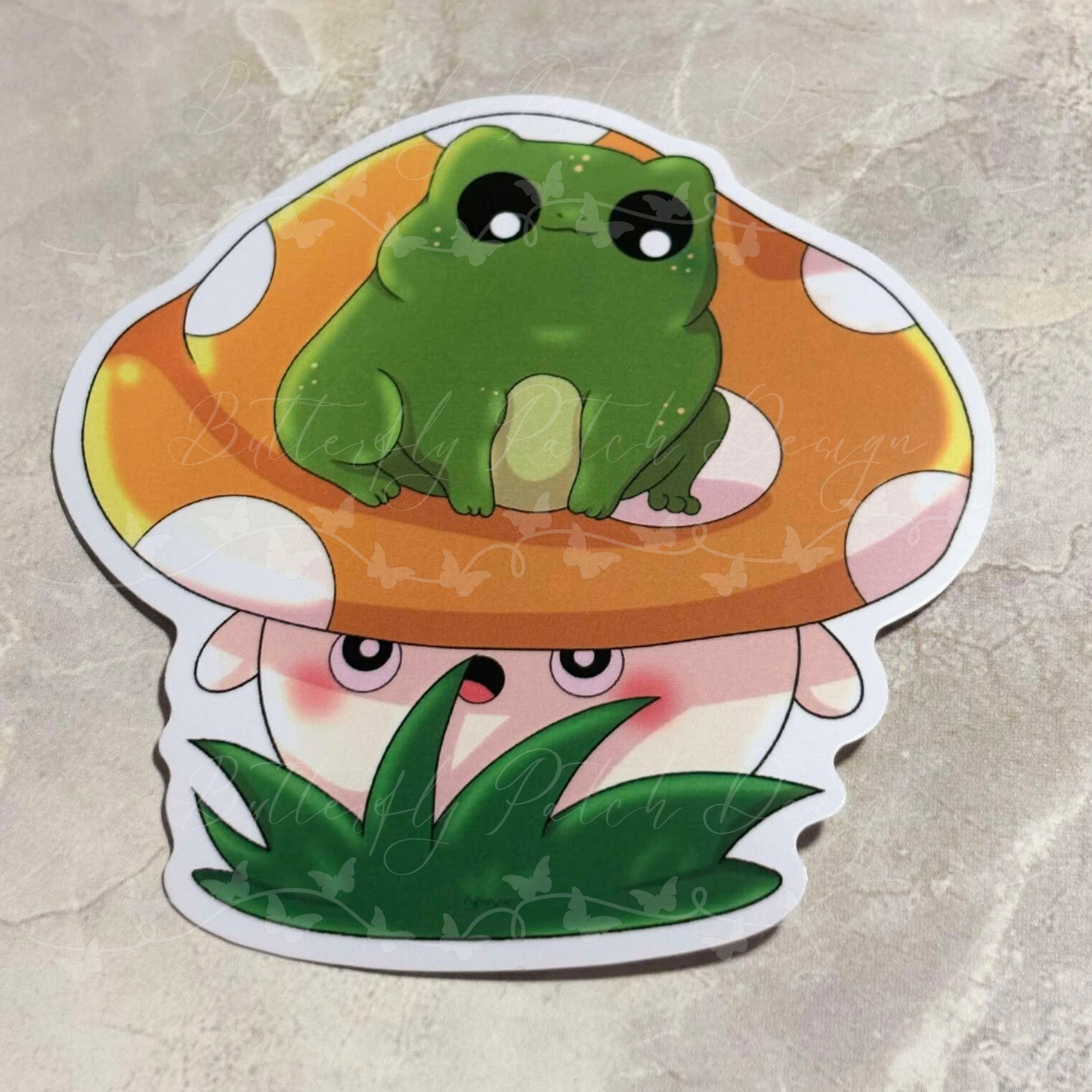 Toadstool Vinyl Sticker