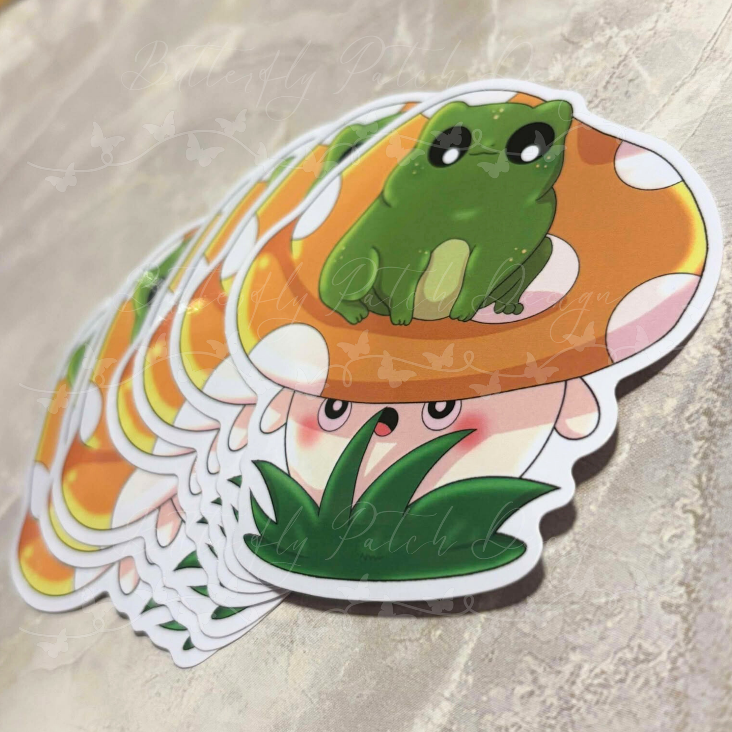 Toadstool Vinyl Sticker