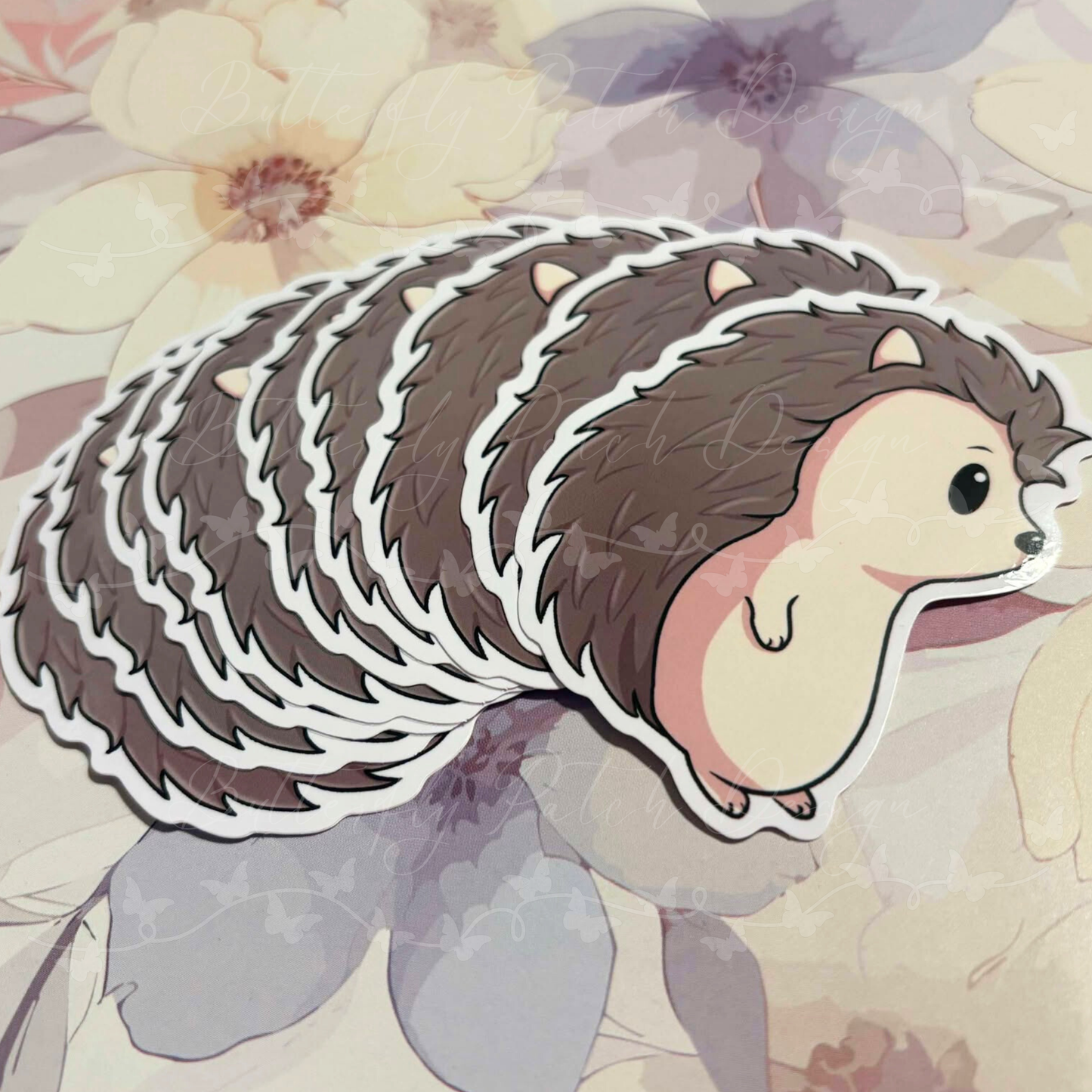 Hedgehog Vinyl Sticker