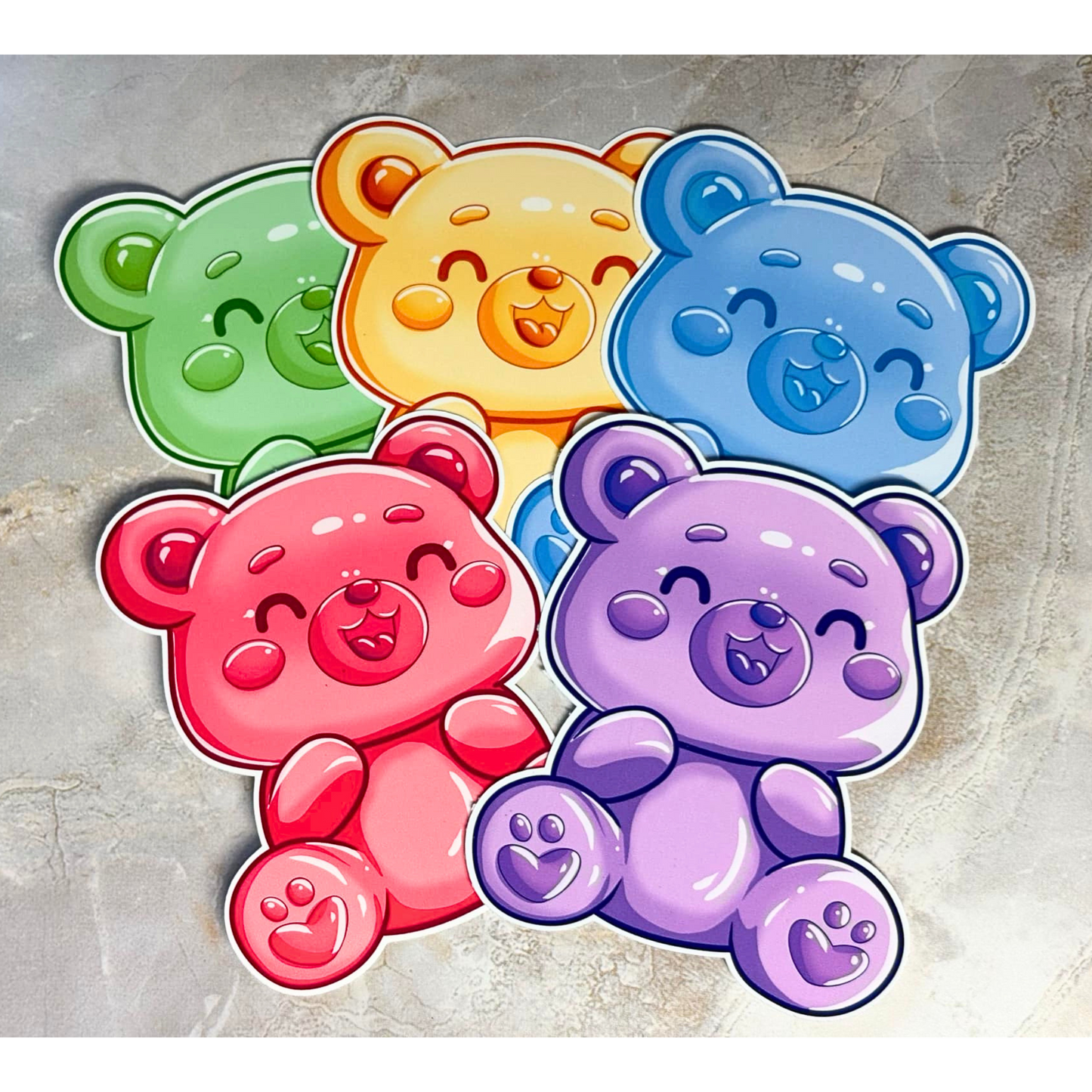 Gummy Bear Vinyl Sticker
