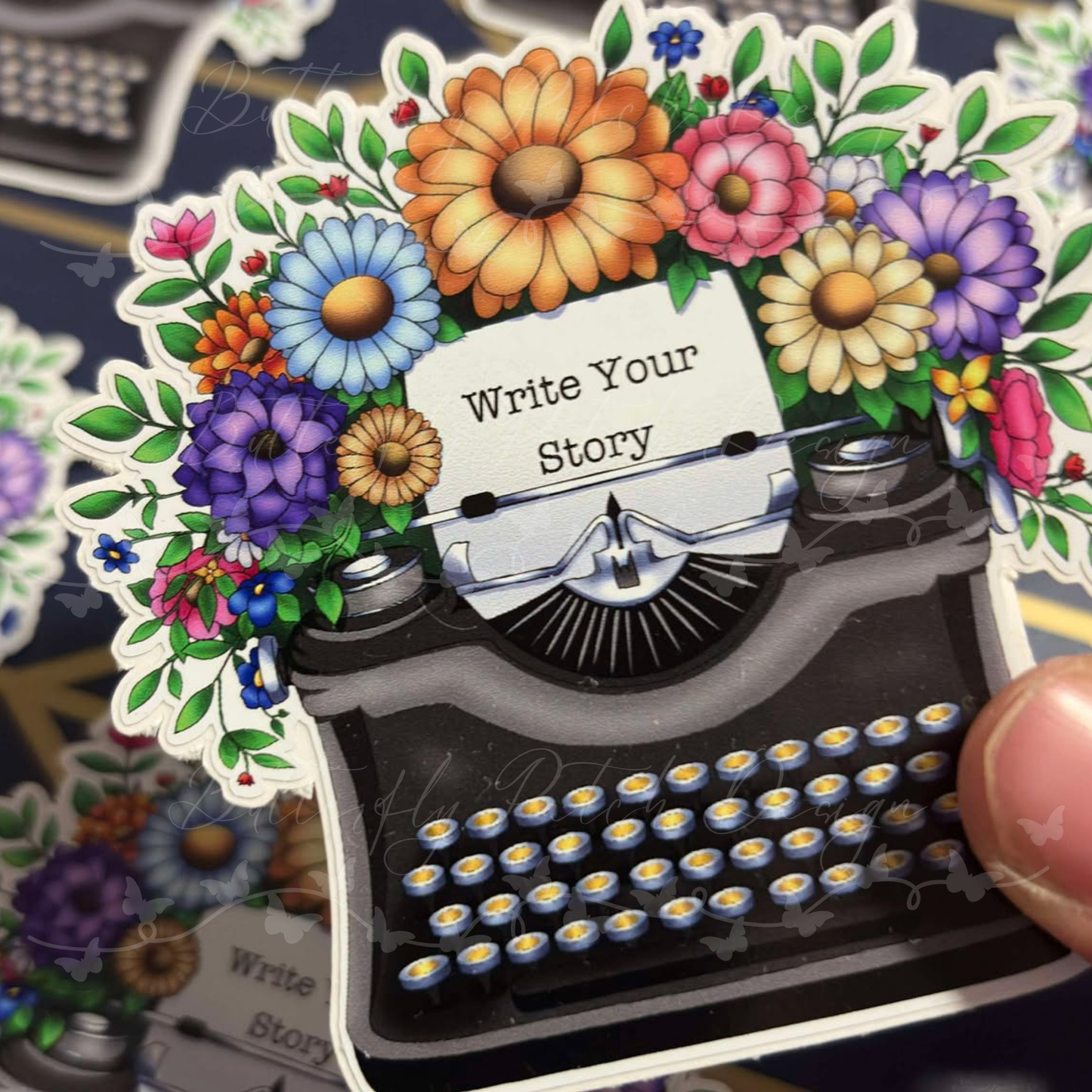 Write Your Story Vinyl Sticker