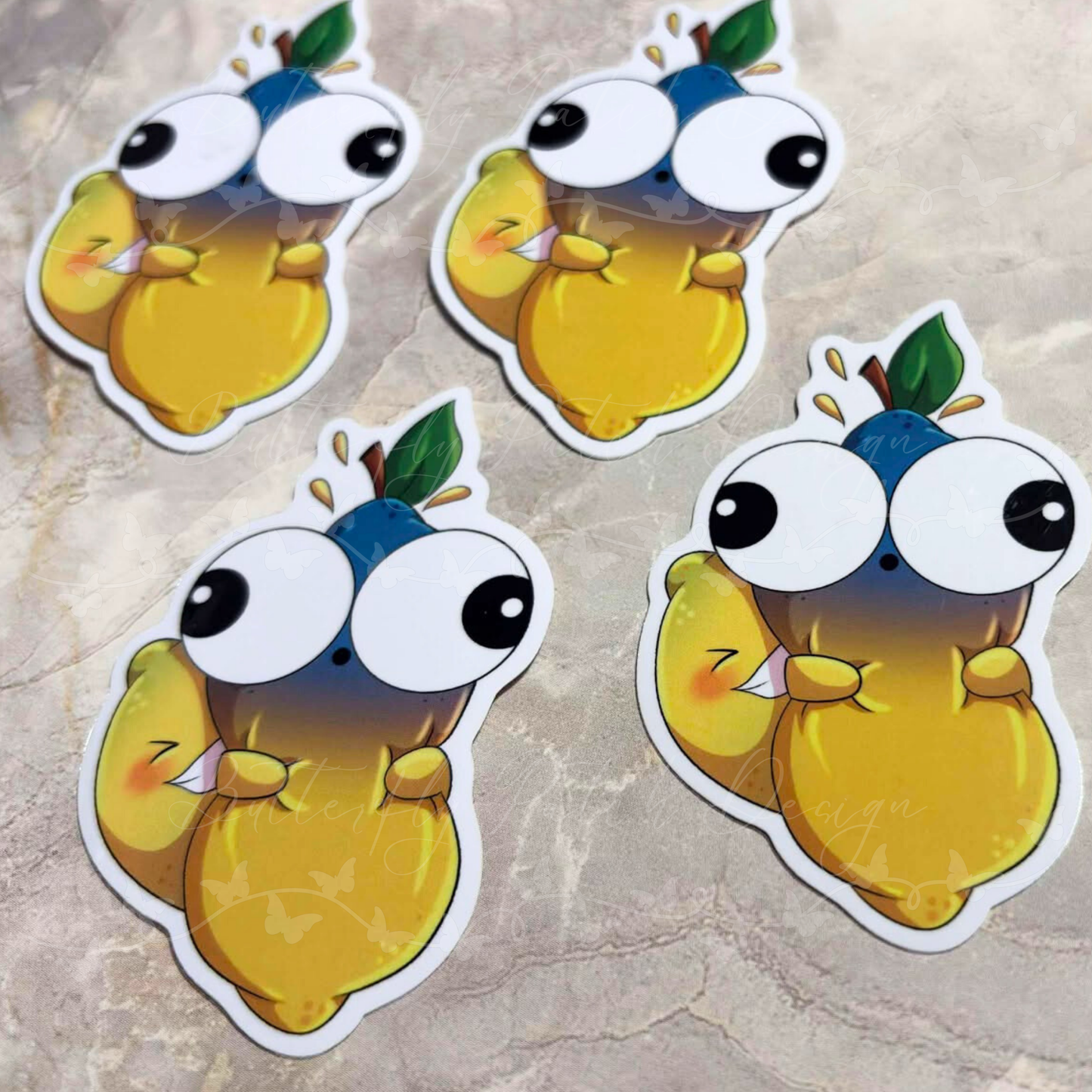 Lemon Squeeze Vinyl Sticker