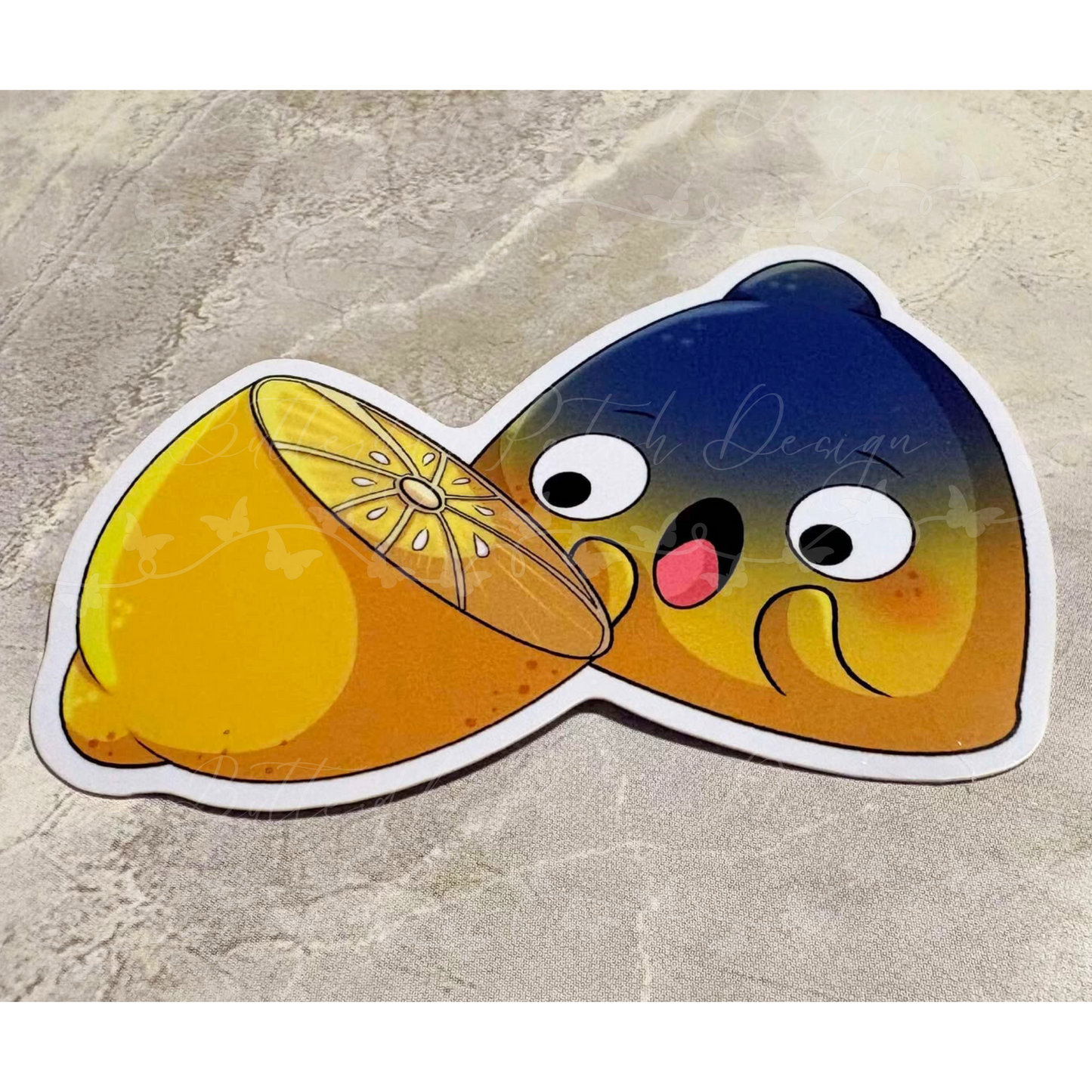 Sliced Lemon Vinyl Sticker