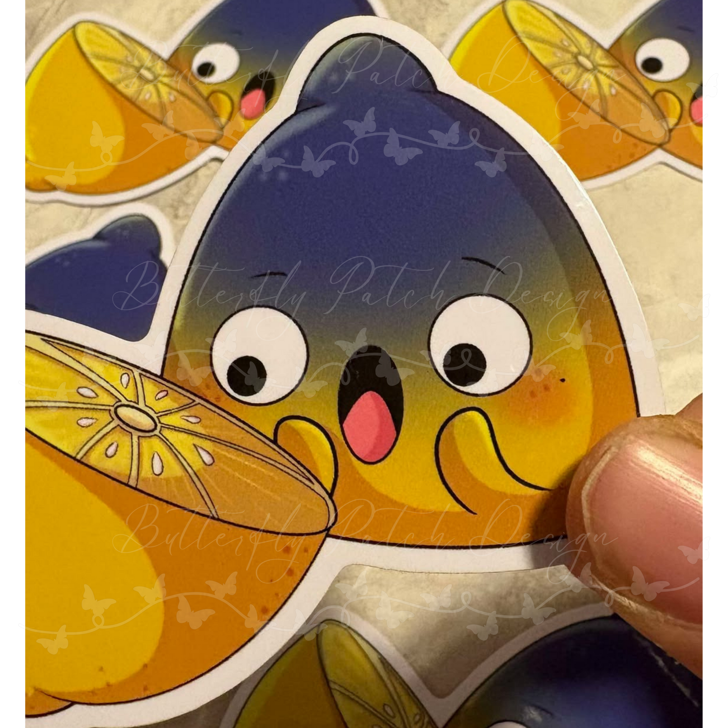 Sliced Lemon Vinyl Sticker