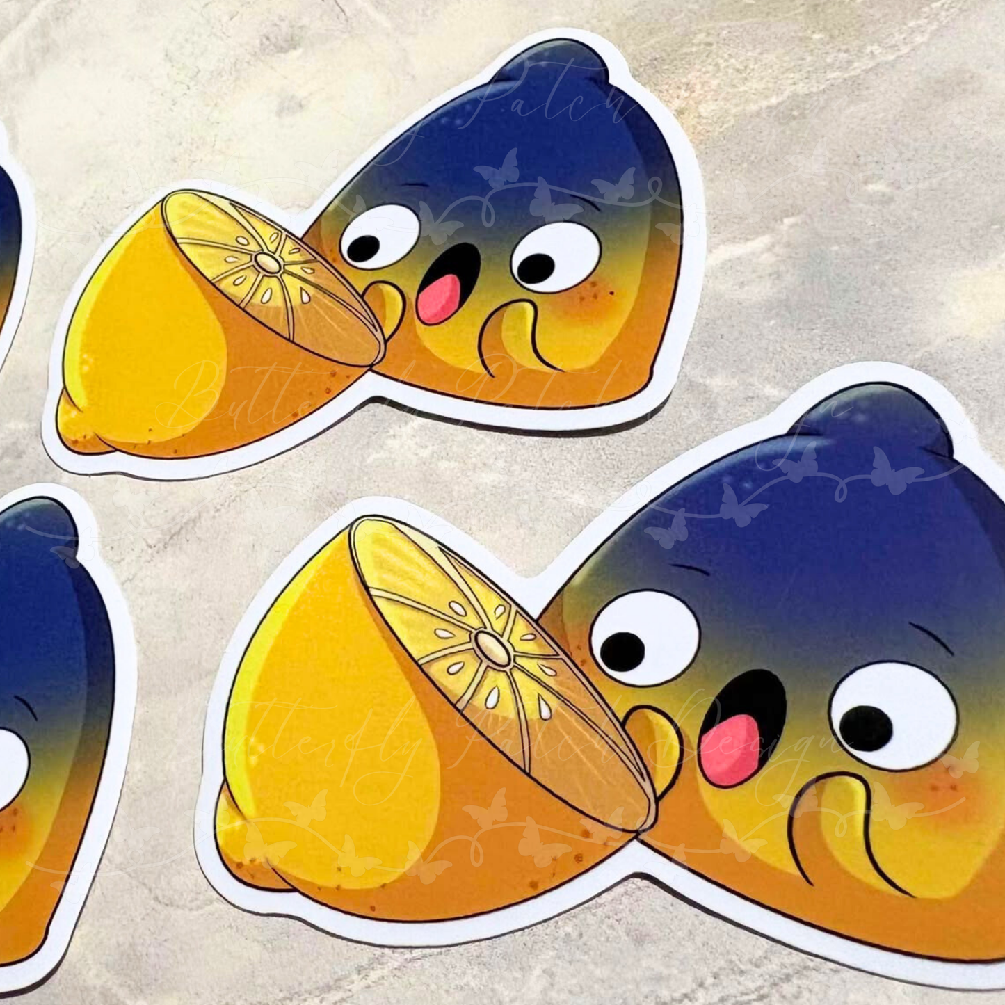 Sliced Lemon Vinyl Sticker