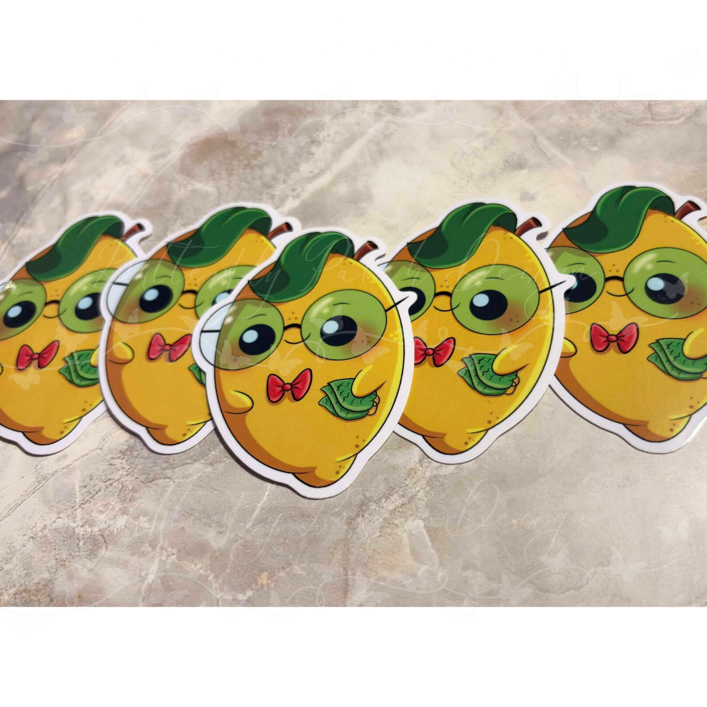 Nerdy Lemon Vinyl Sticker