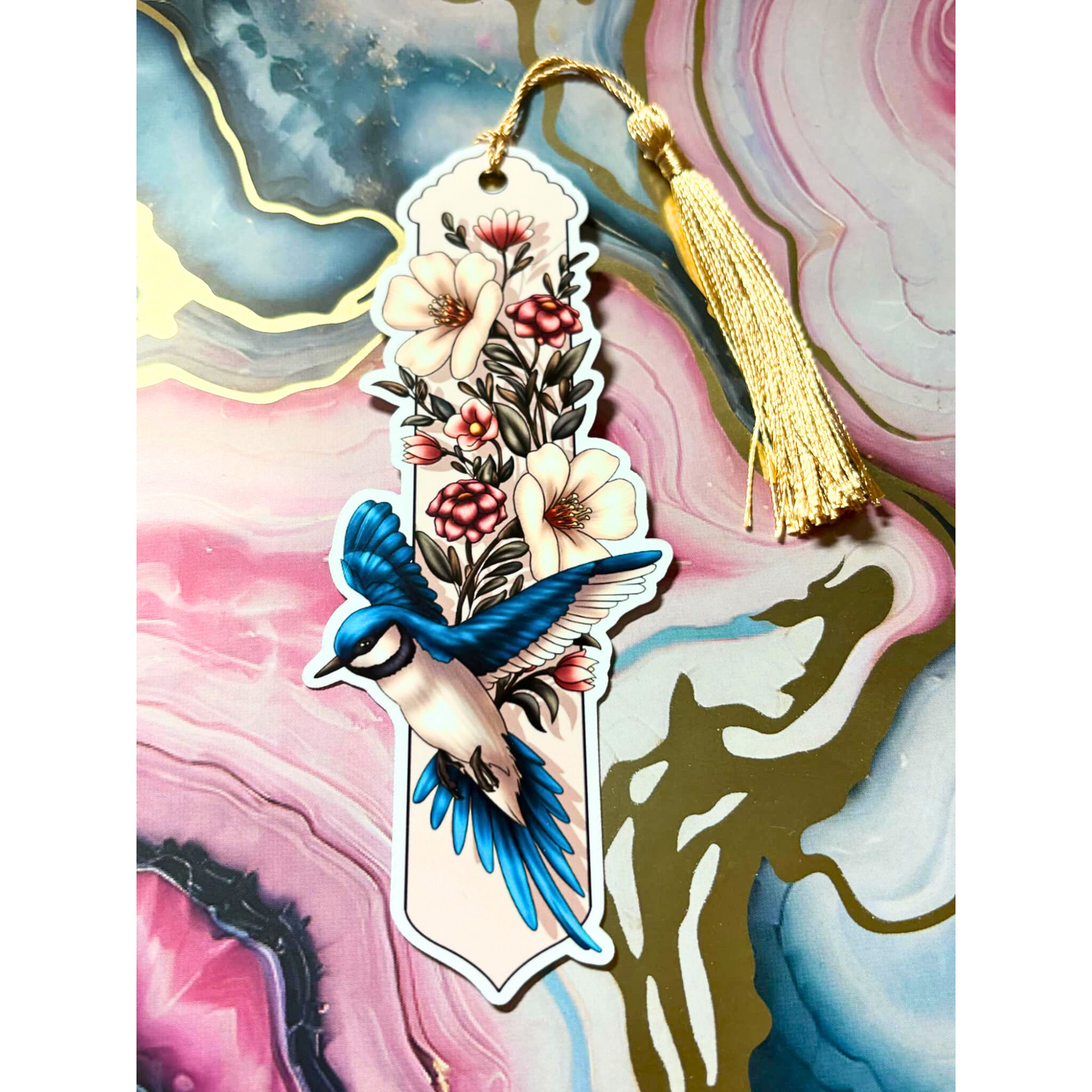 Soaring Blue Bird Bookmark