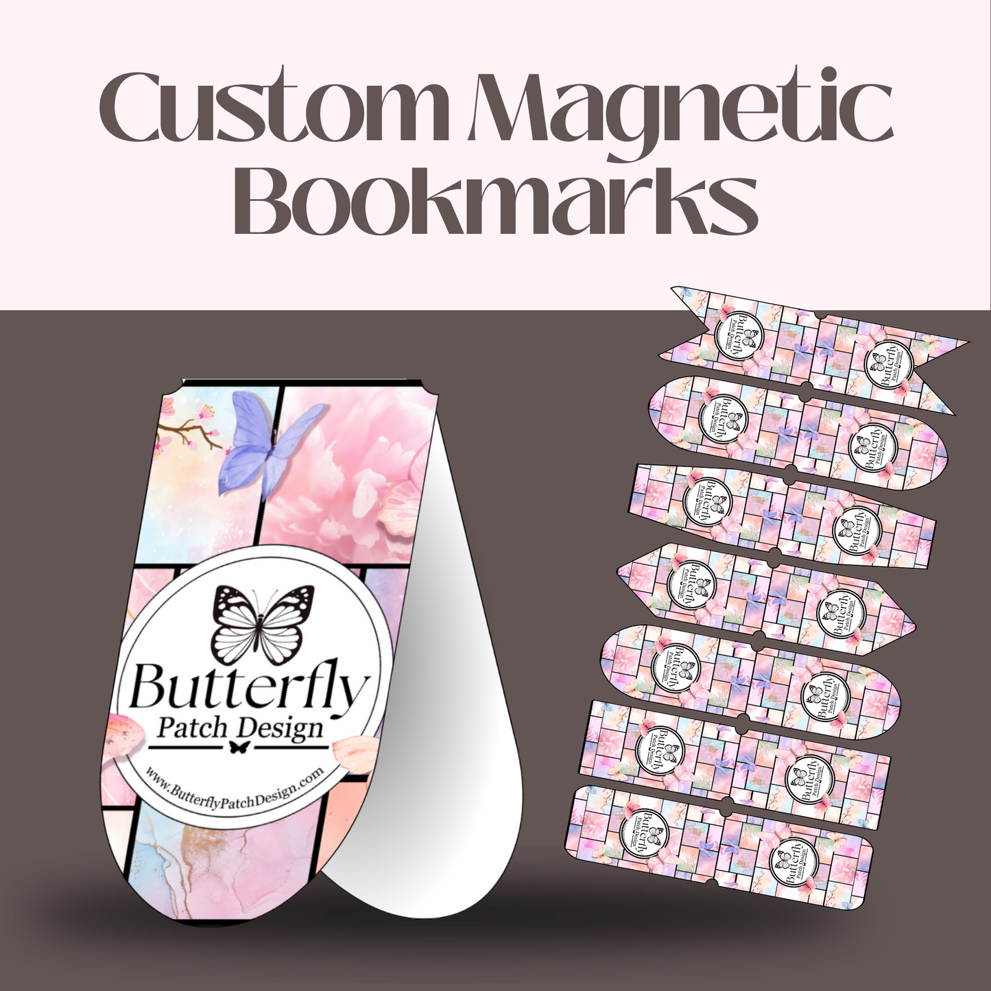 Magnetic Bookmarks 1.5 x 3.5