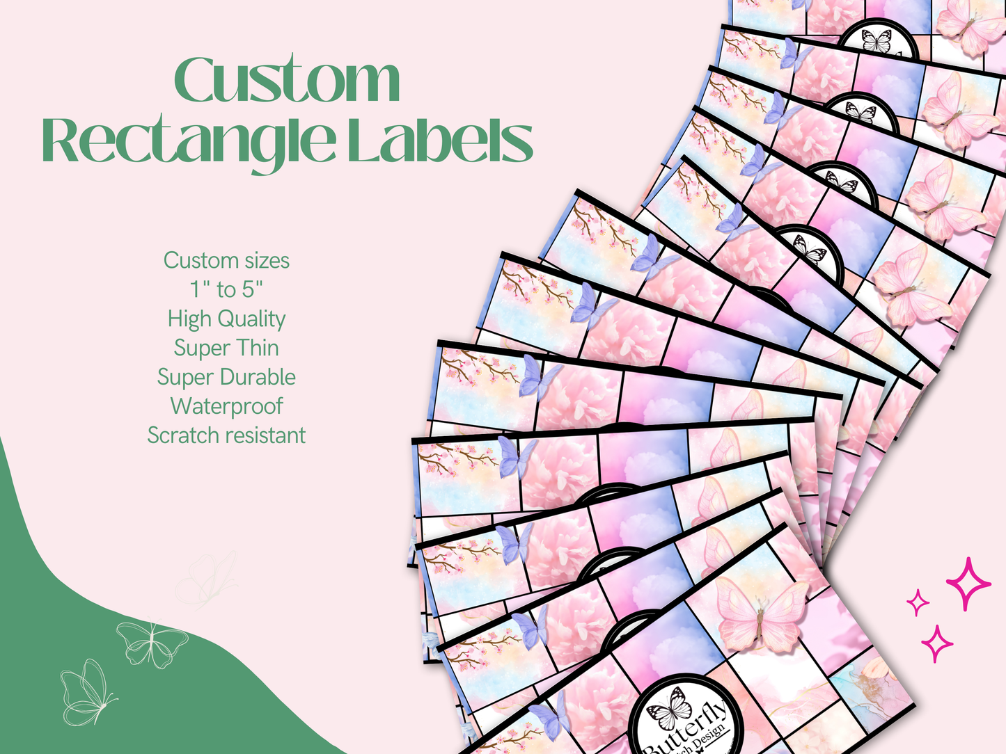 Custom Rectangle Stickers