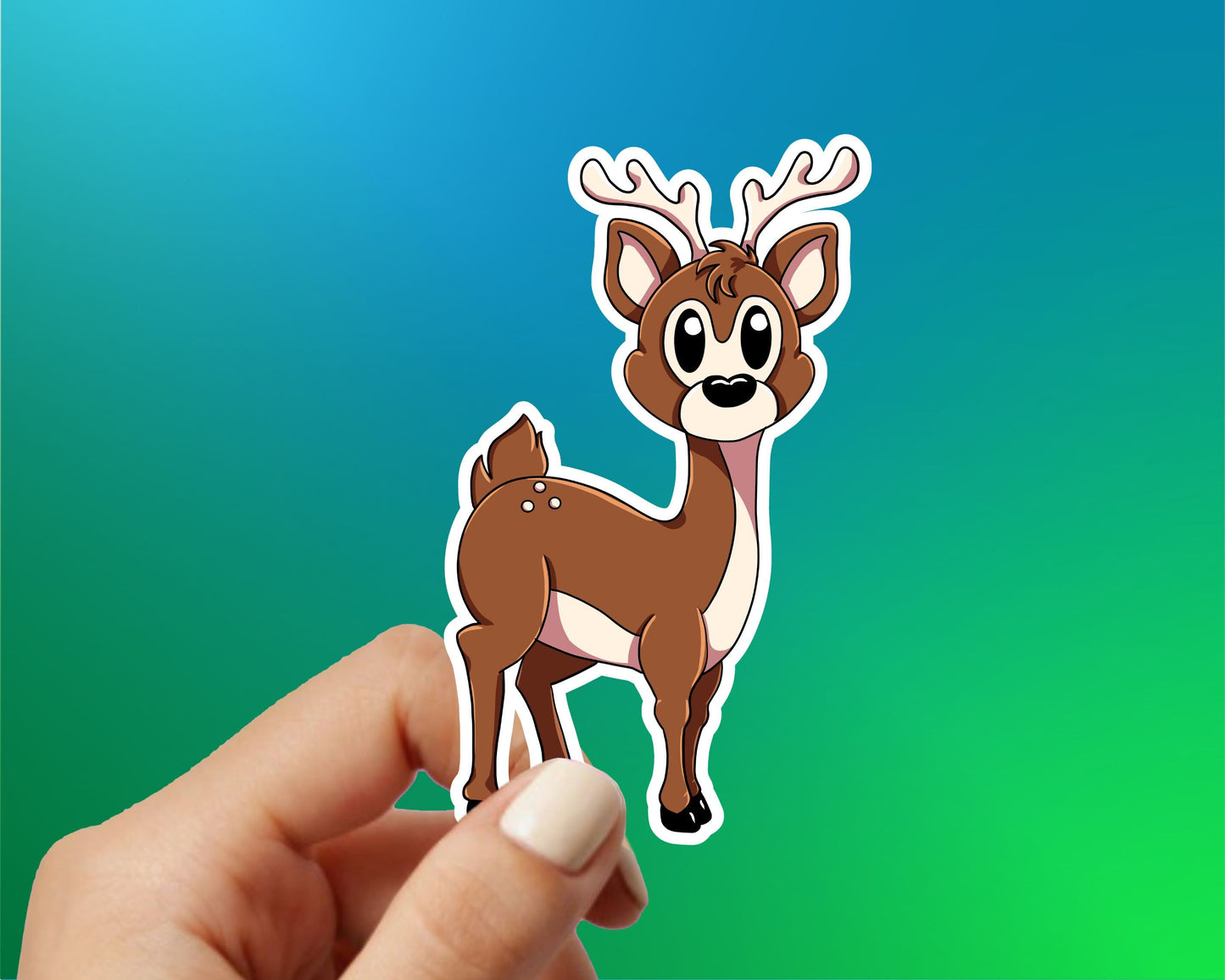Deer Vinyl Sticker