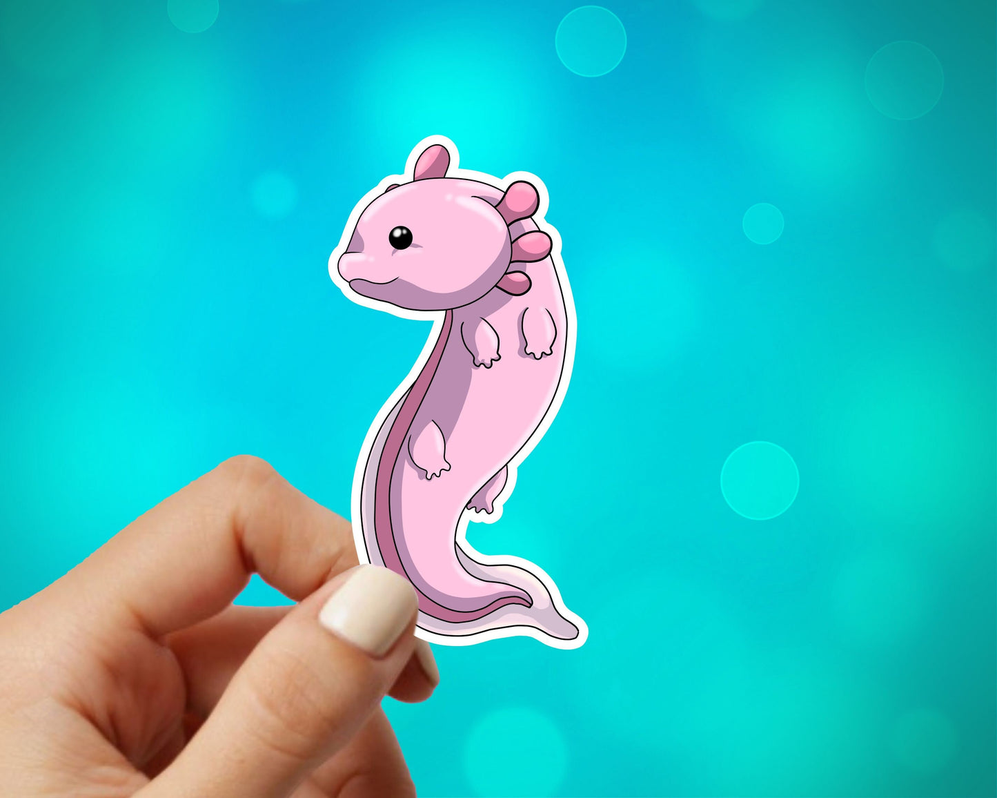 Axolotl Vinyl Sticker
