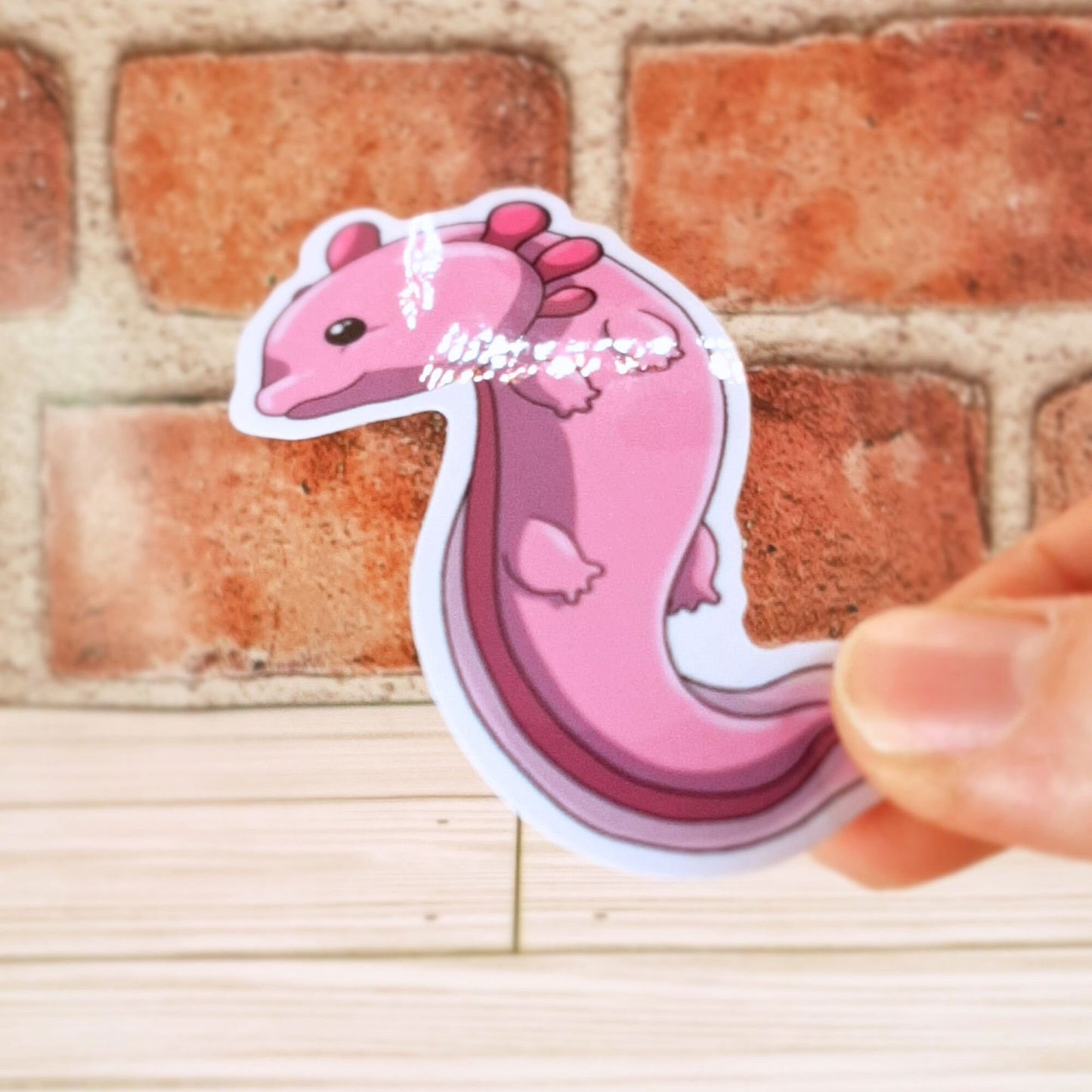 Axolotl Vinyl Sticker