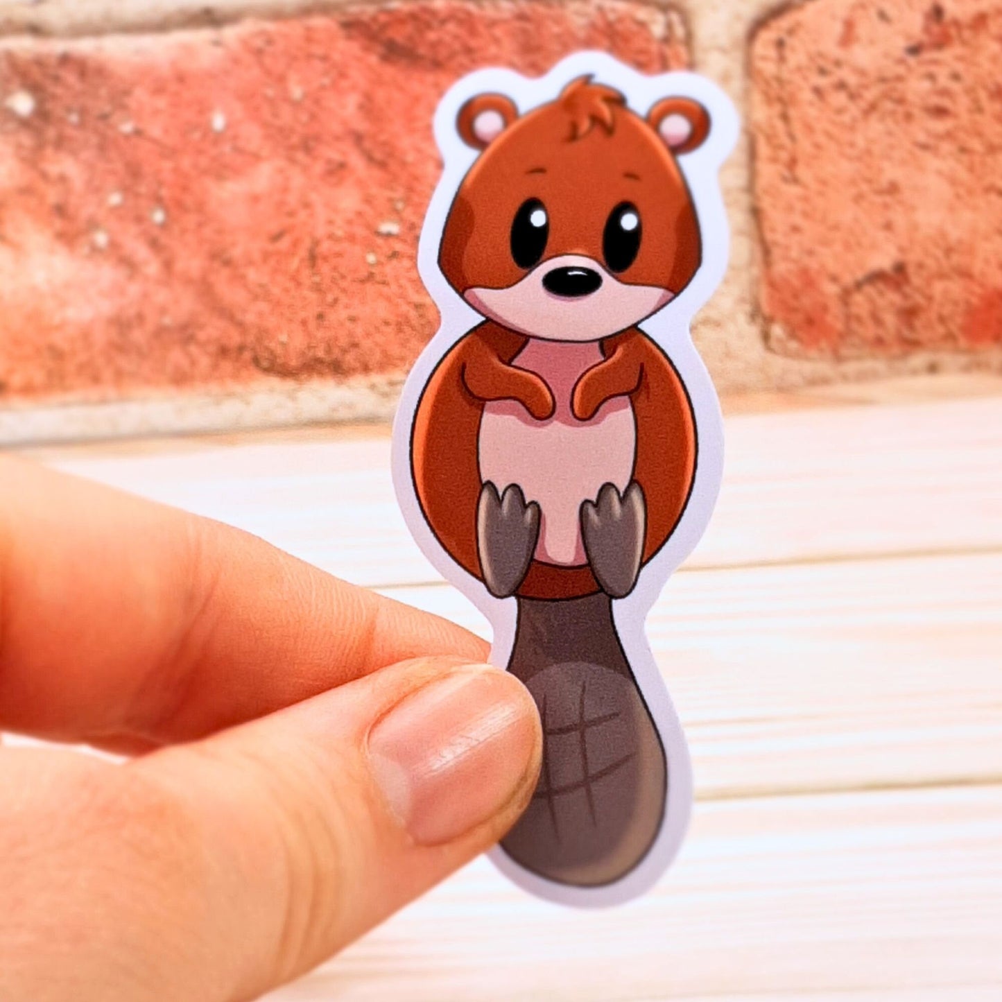 Beaver Vinyl Sticker
