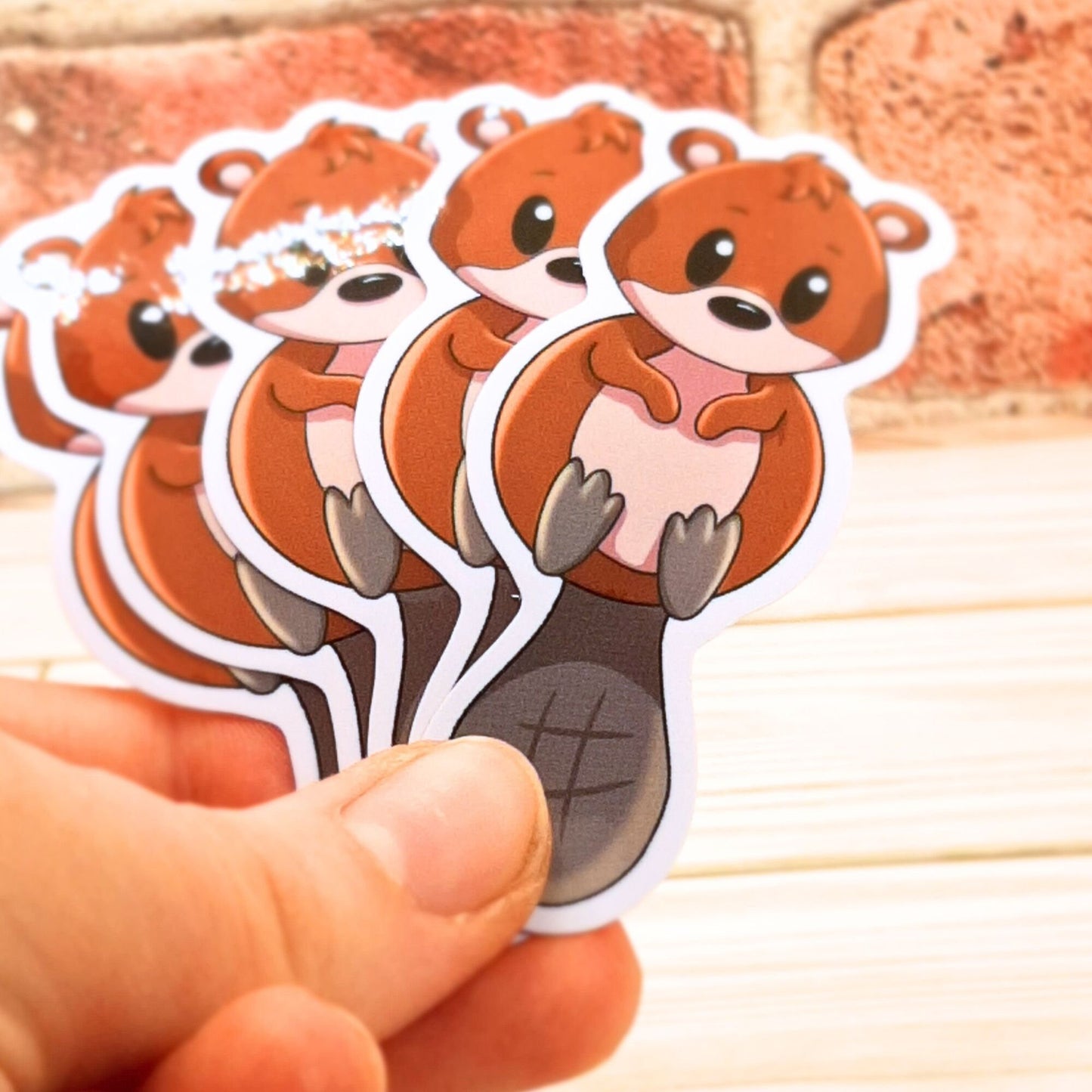 Beaver Vinyl Sticker