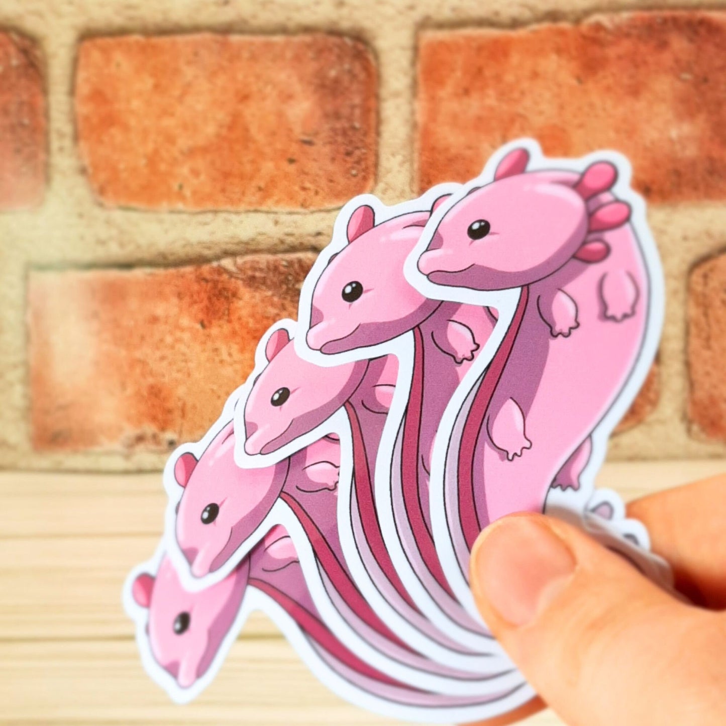 Axolotl Vinyl Sticker