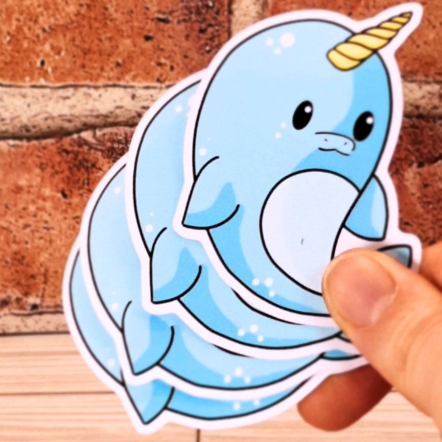 Narwhal Vinyl Sticker