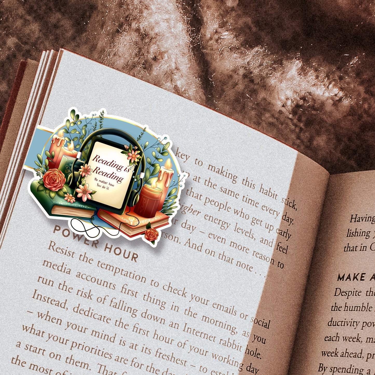 Reading is Reading Magnetic Bookmark