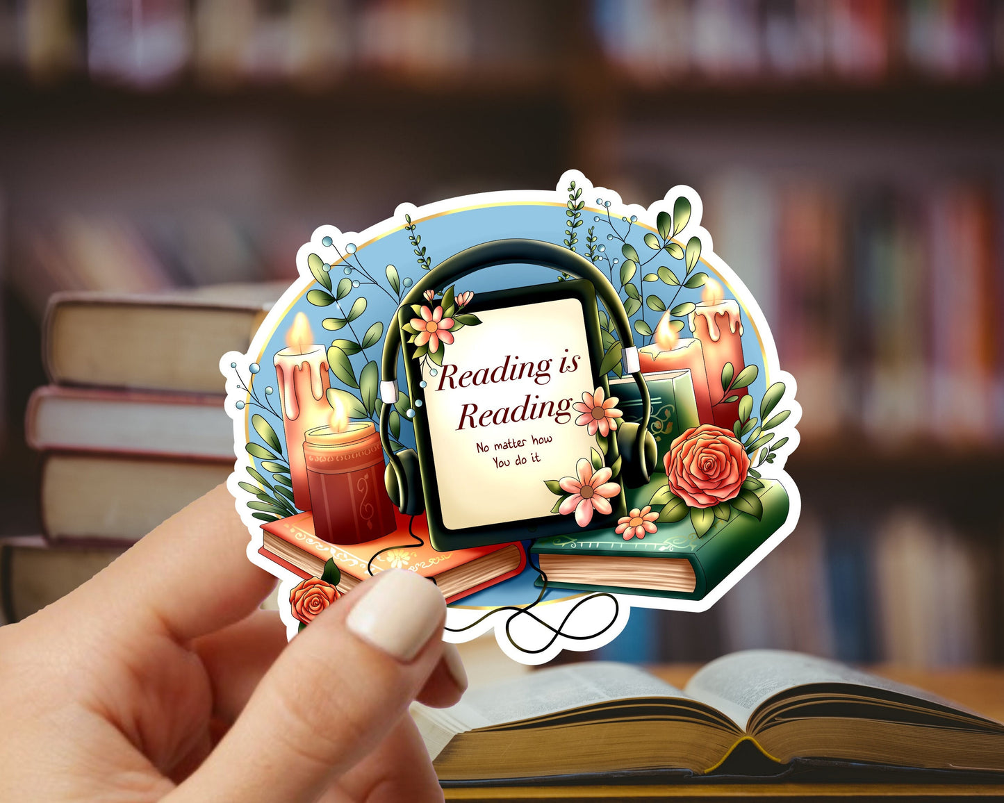 Reading is Reading Vinyl Sticker