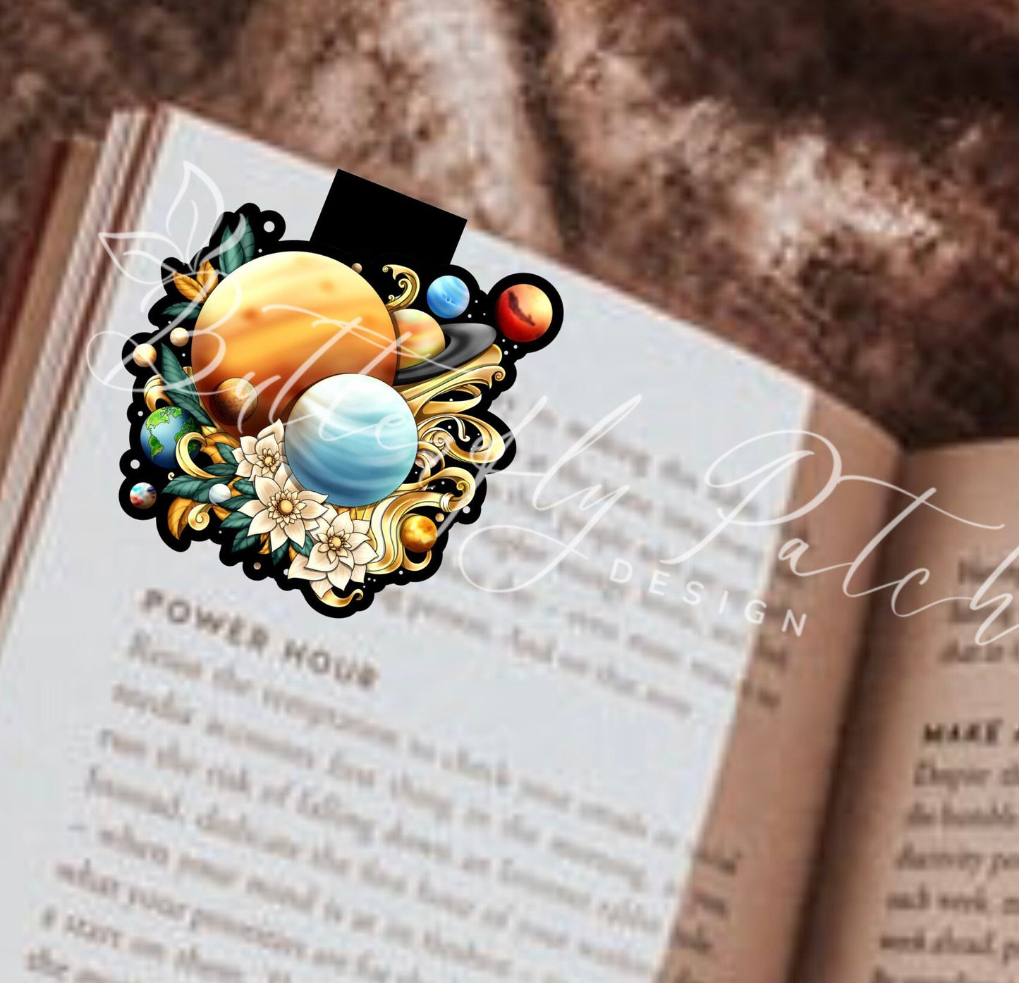 Solar System Magnetic Bookmark