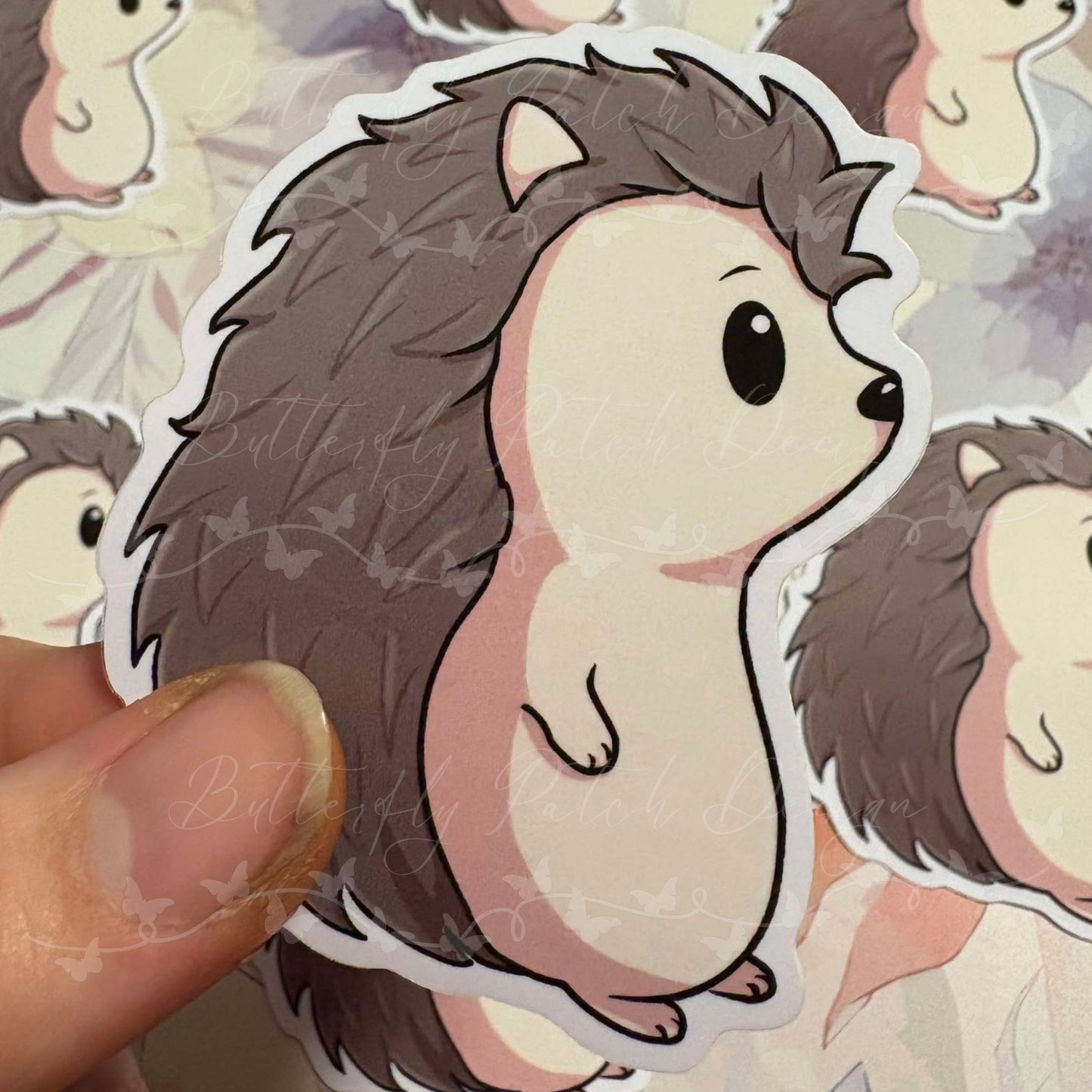Hedgehog Vinyl Sticker