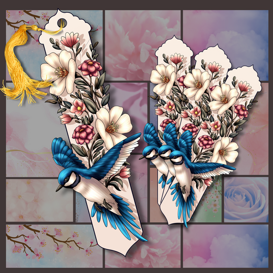 Soaring Blue Bird Bookmark