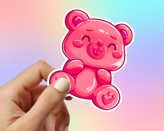 Gummy Bear Vinyl Sticker
