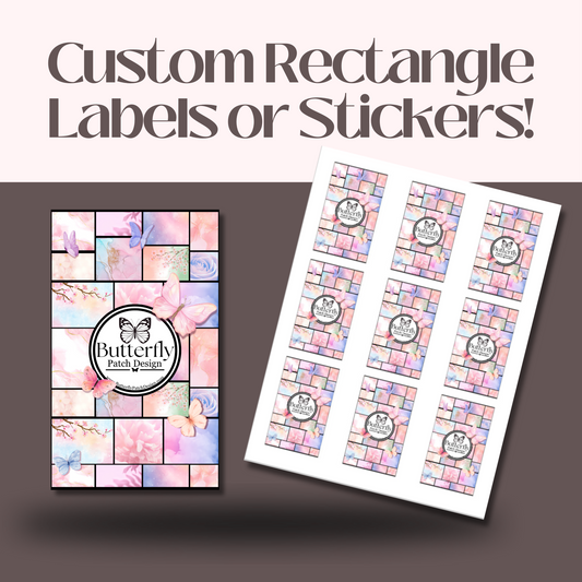 Custom Rectangle Stickers
