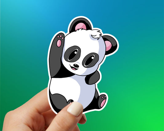 Panda Bear Vinyl Sticker