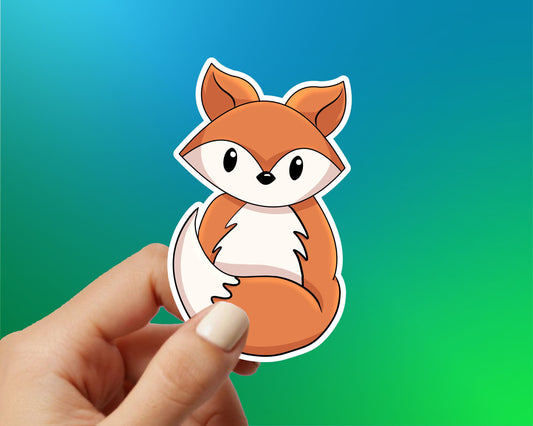 Fox Vinyl Sticker