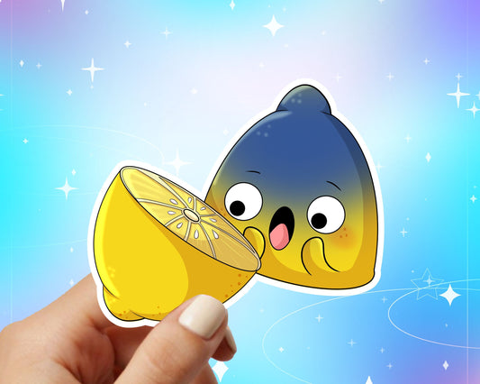 Sliced Lemon Vinyl Sticker