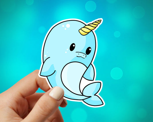 Narwhal Vinyl Sticker