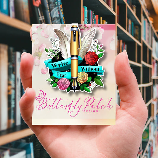 Write without Fear Magnetic Bookmark