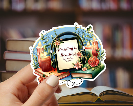 Reading is Reading Vinyl Sticker